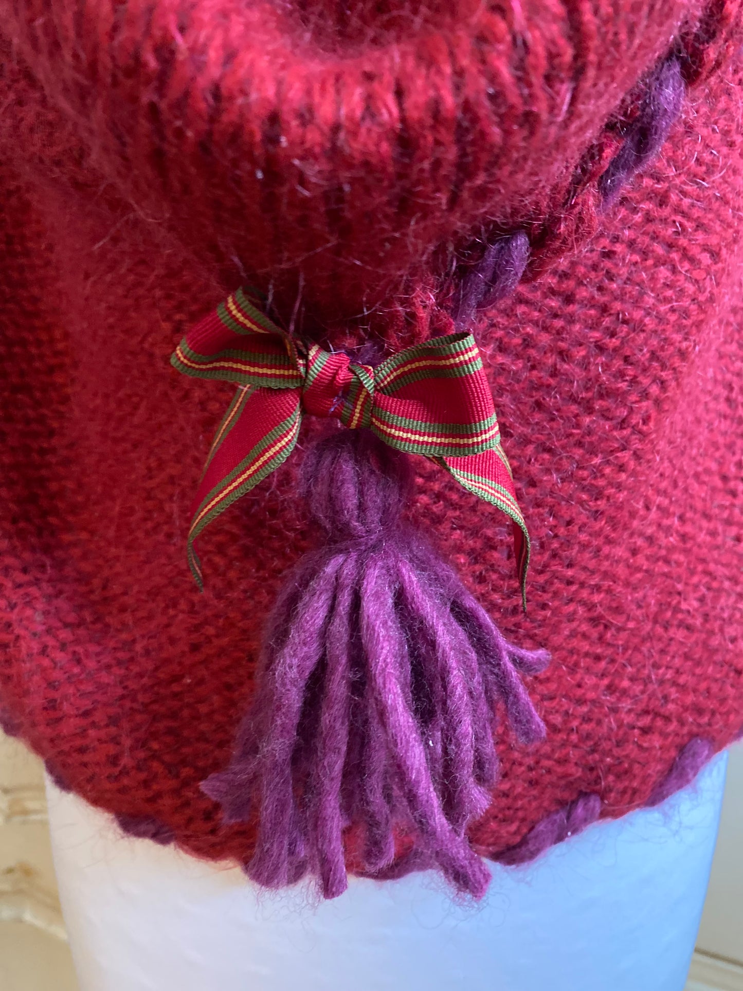 Cache épaule bordeaux