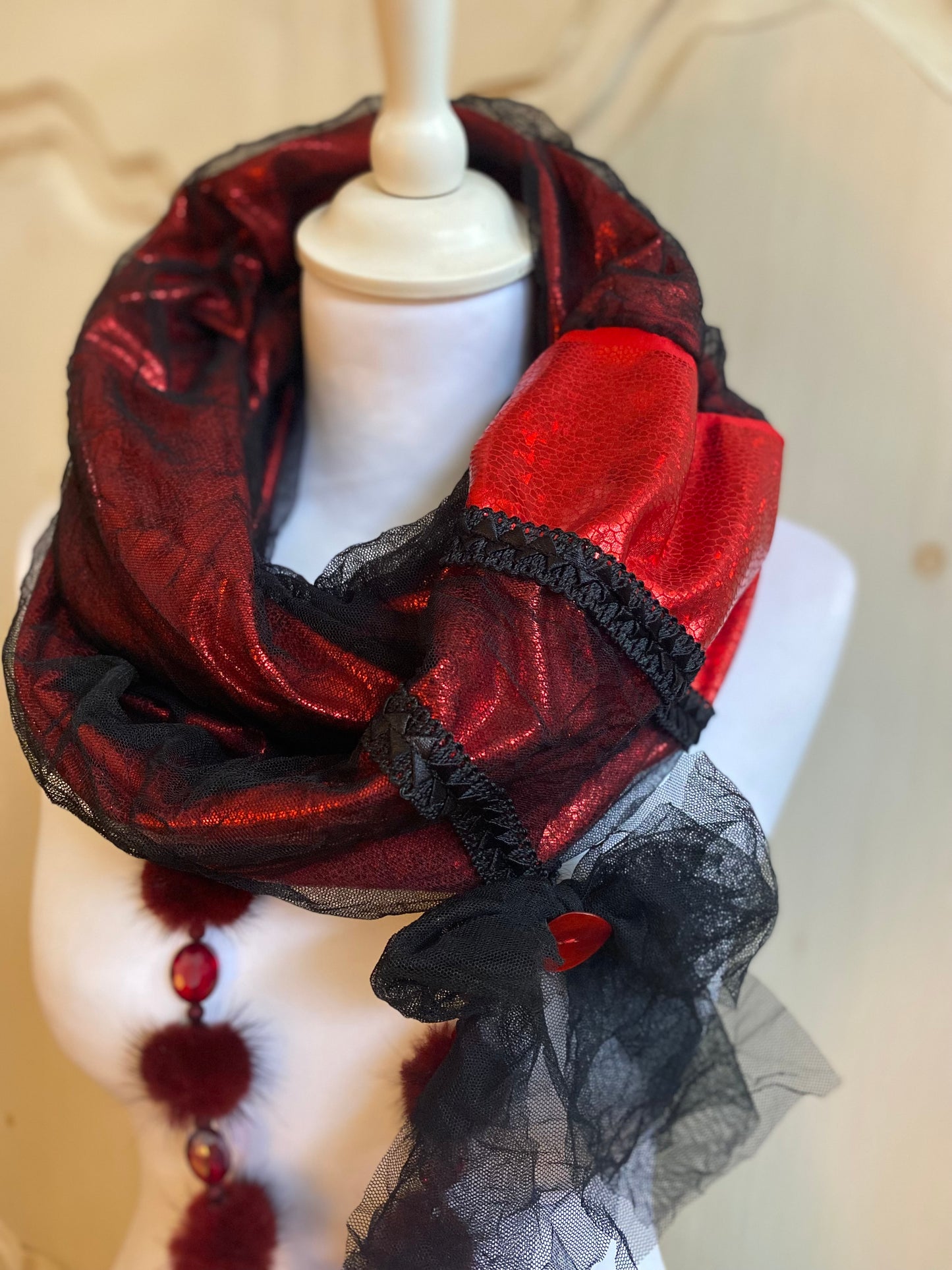 Promo Rouge et noir 3 pièces oversize du 42 au 48