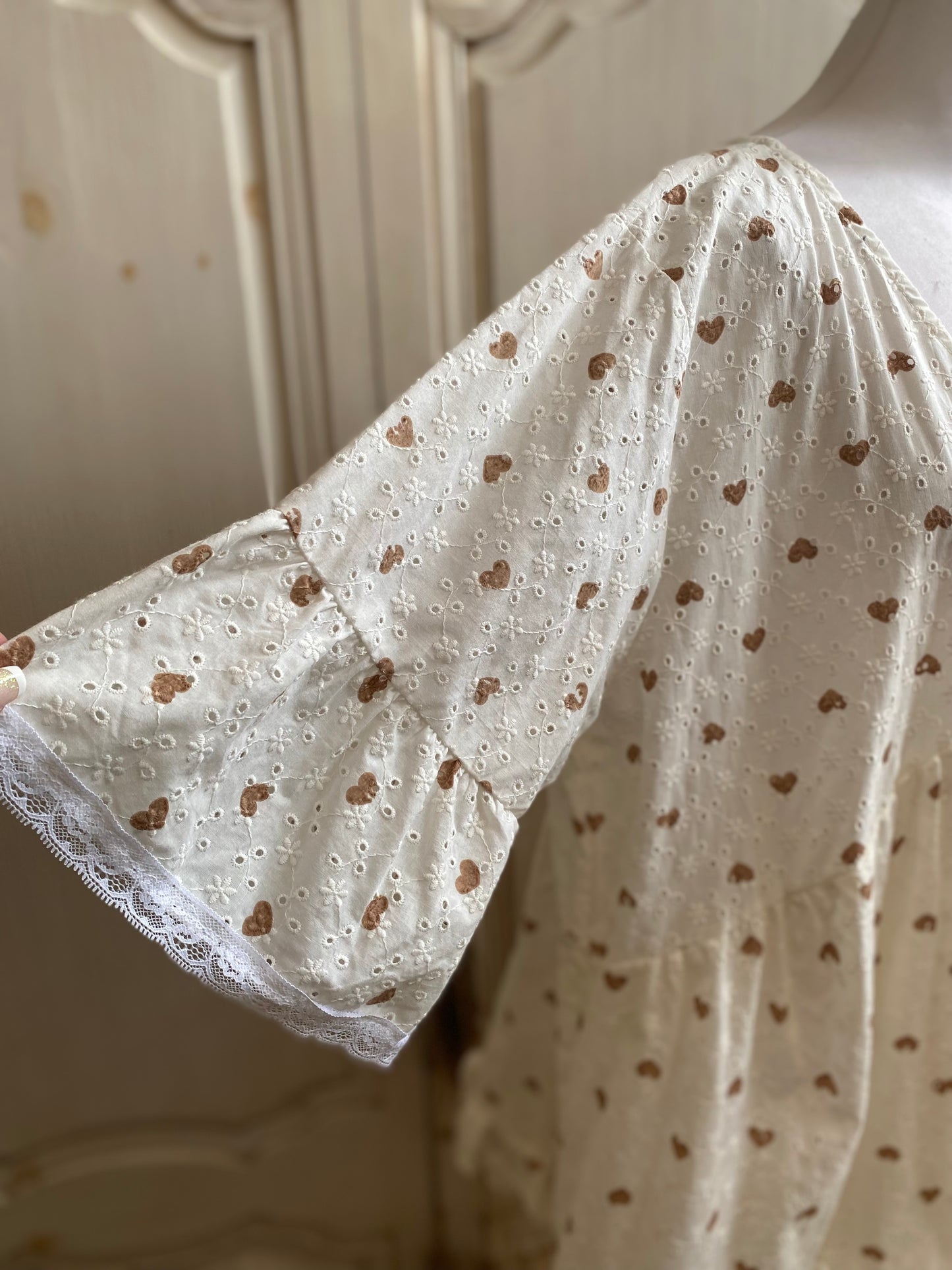 Tunique Cœur couleur taupe du 44 au 52