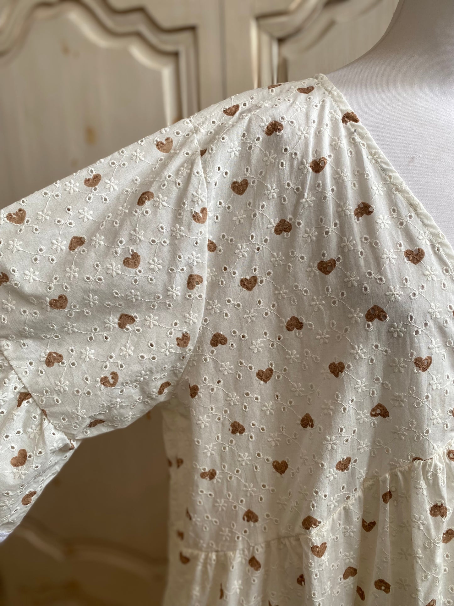 Tunique Cœur couleur taupe du 44 au 52