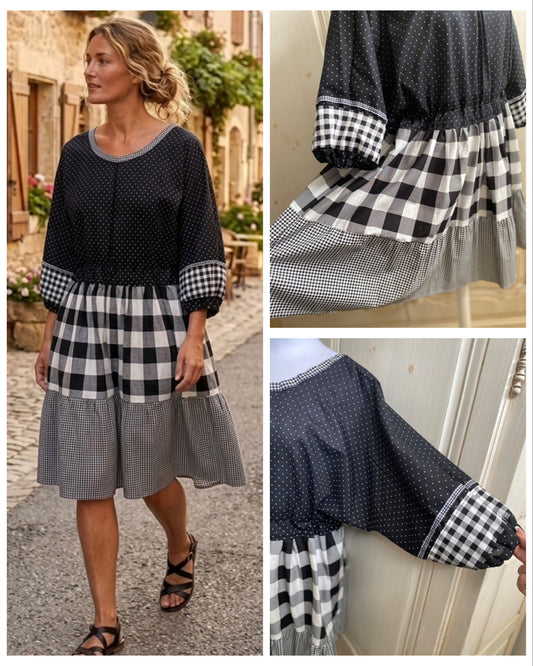 Robe coton vichy du 38 au 46