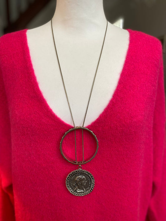 Collier pieces d’argent