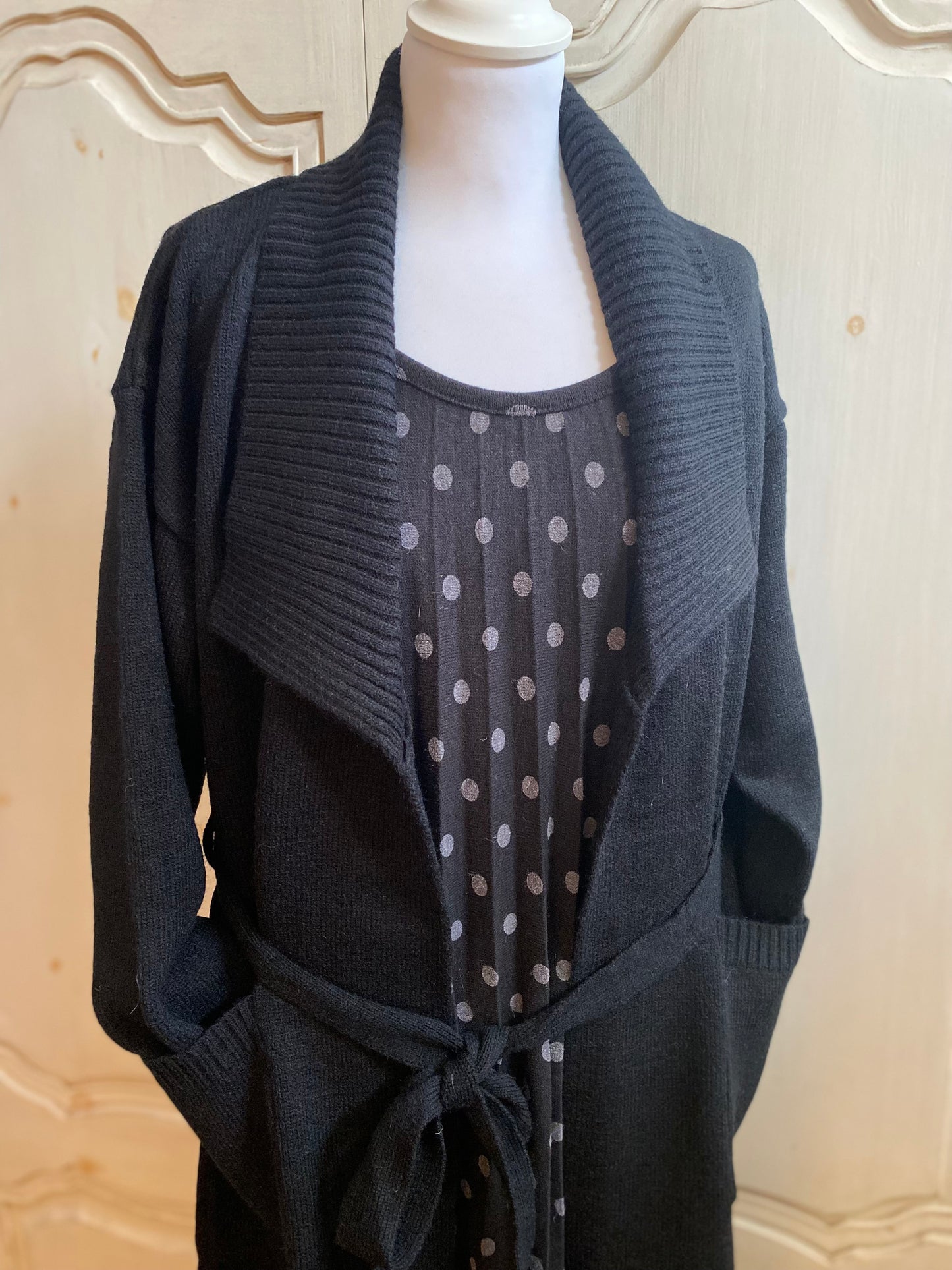 Gilet noir Monica du 38 au 46+