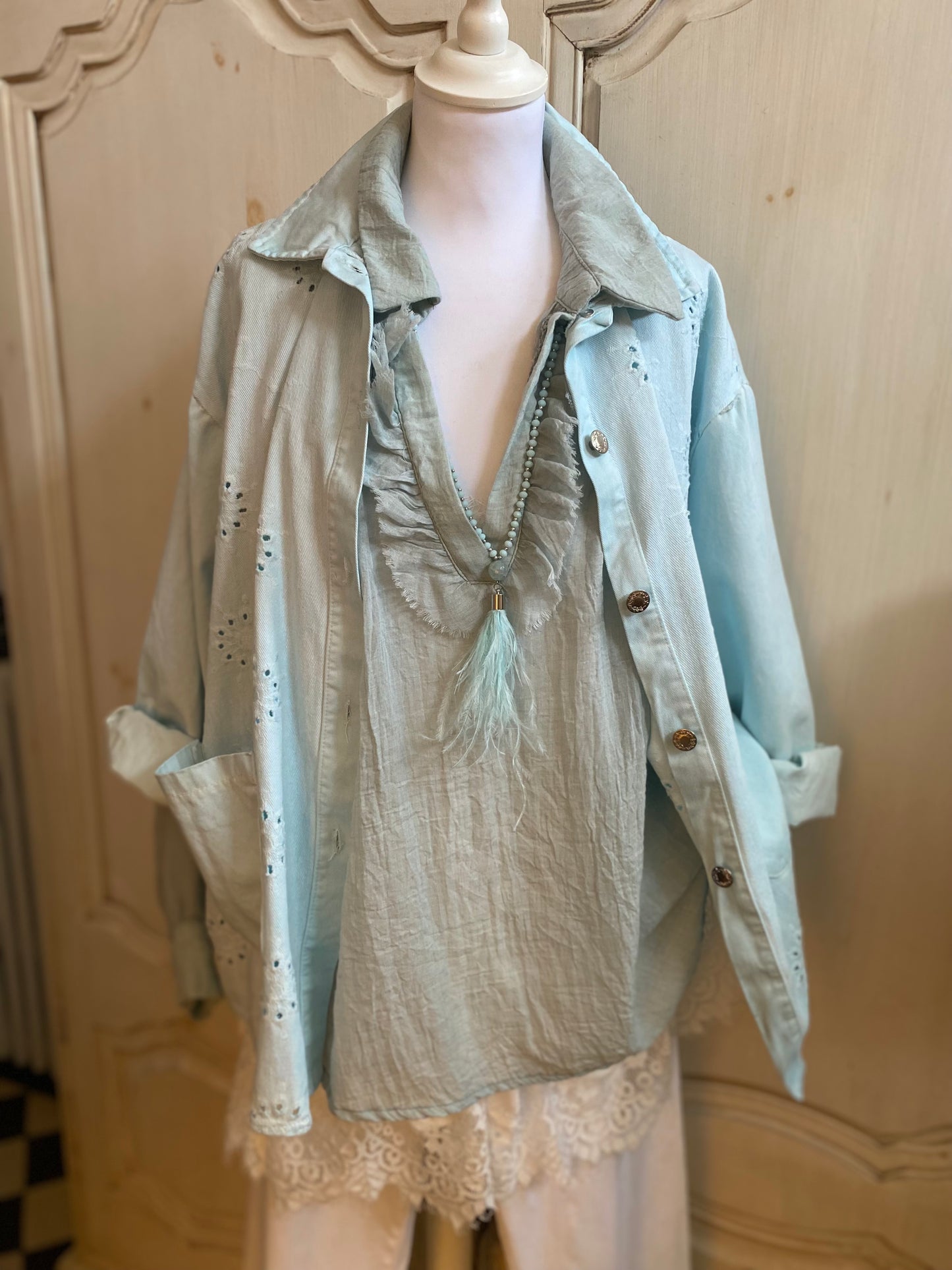 Tenue Elisa 5 pièces convient du 42 au 50 Oversize