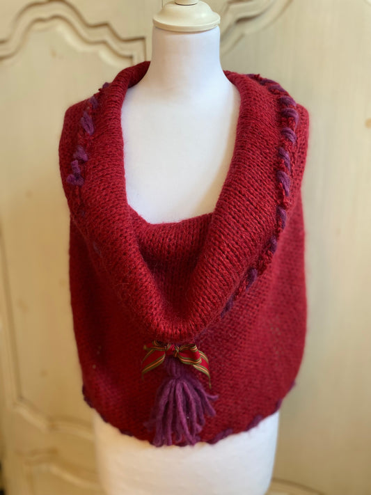 Cache épaule bordeaux