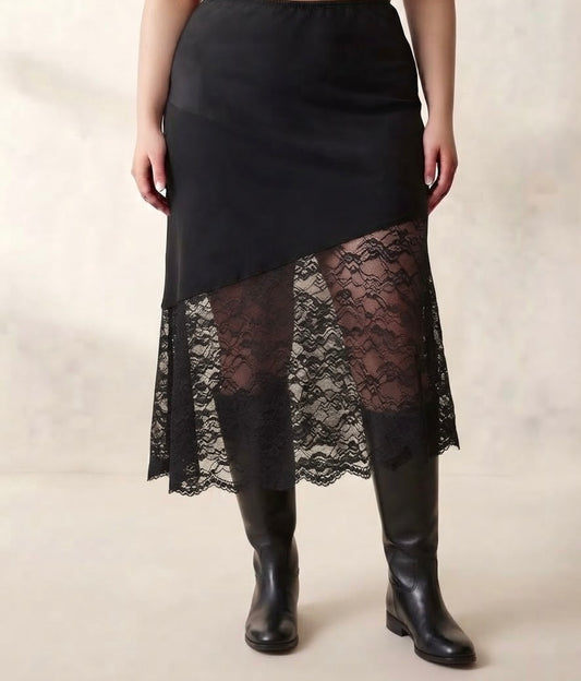 Jupe Polka noire convient du 42 au 50