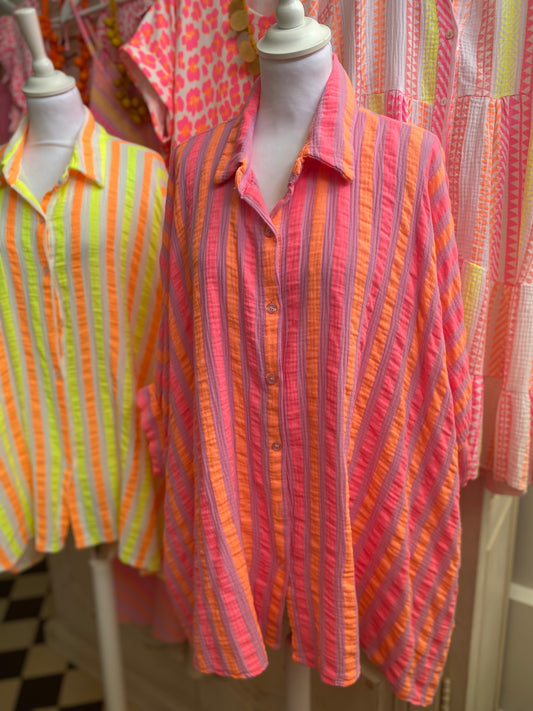Chemise Tropic Rose du 42 au 52