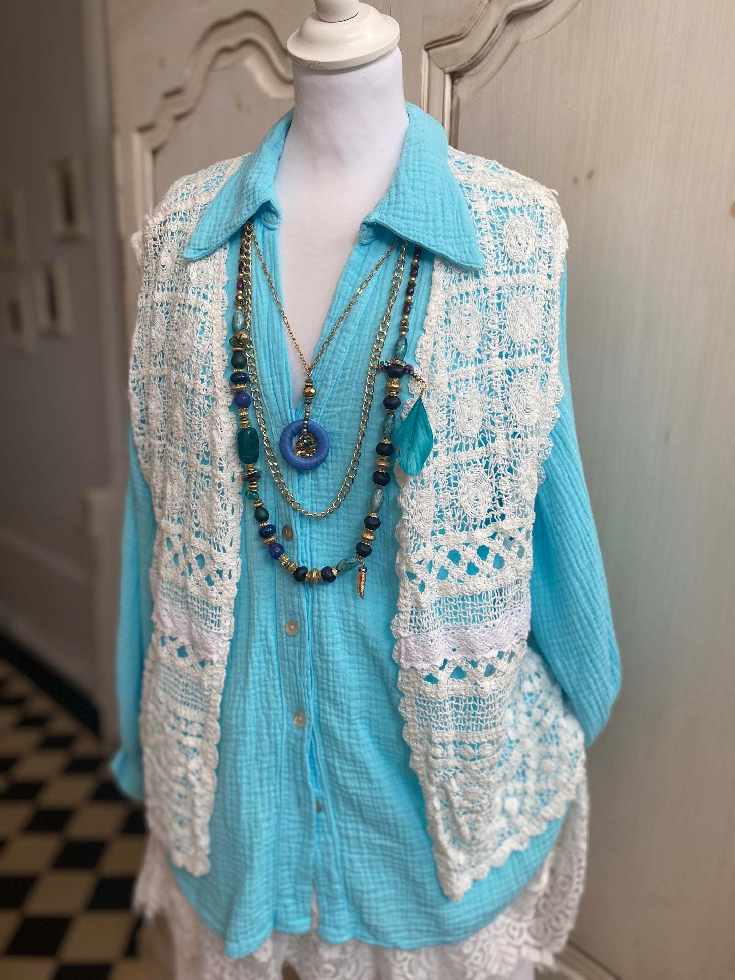 Promo Tenue Azur 5 pieces du 40 au 46 oversize