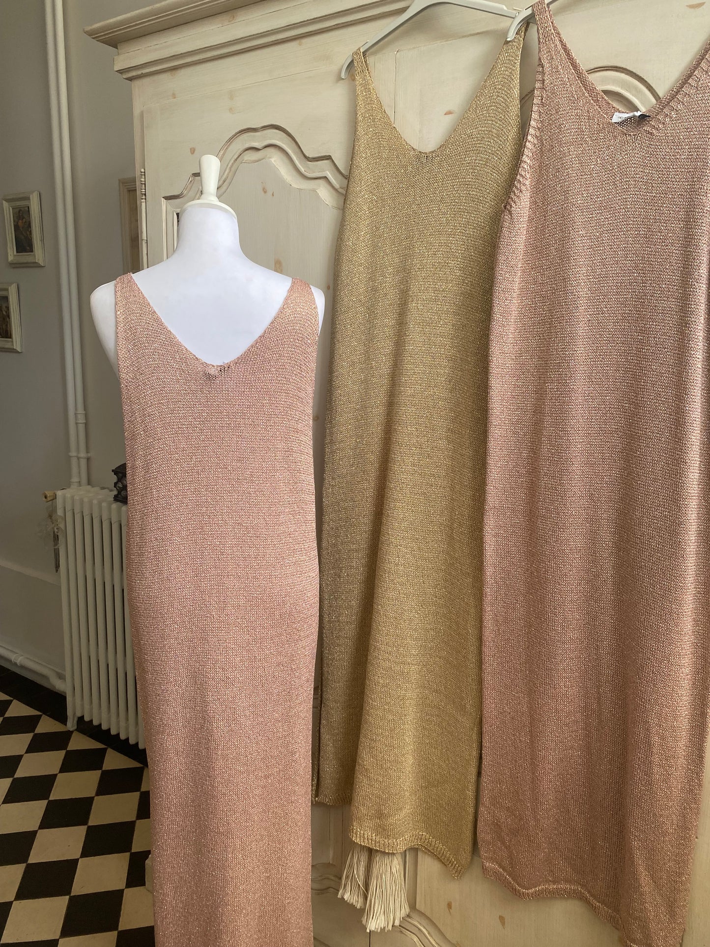 Robe Claire doré du 42 au 48