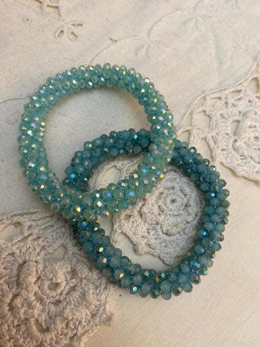 Bracelet torsadé duo Vert