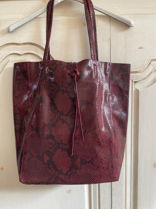 Sac Venise bordeaux