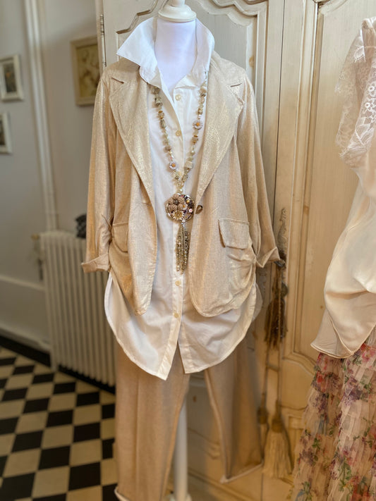 Tenue Lamé 4 pieces 38 au 46