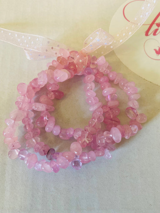Bracelet Trio Quartz Rose