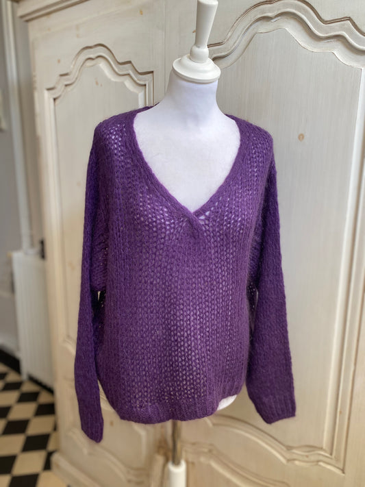 Pull Elise violet du 38 au 46