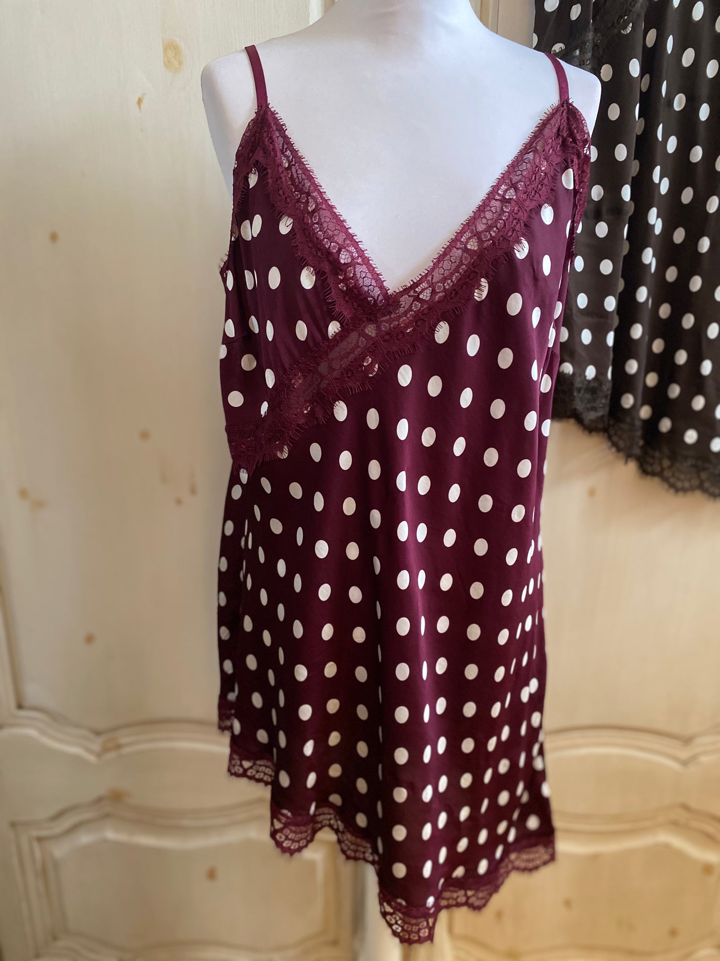 Top pois bordeaux  du 40 au 48 Oversize