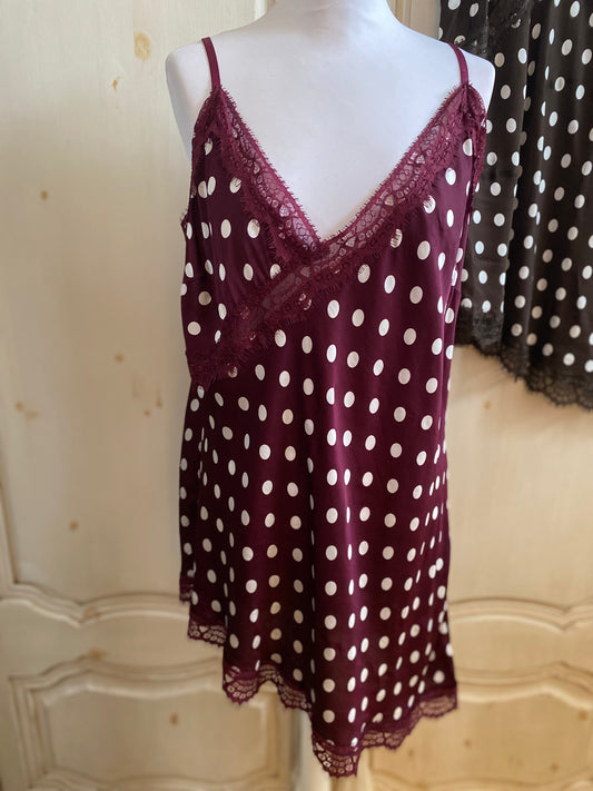 Top pois bordeaux  du 40 au 48 Oversize