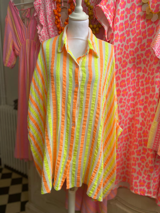 Chemise Tropic jaune du 42 au 52