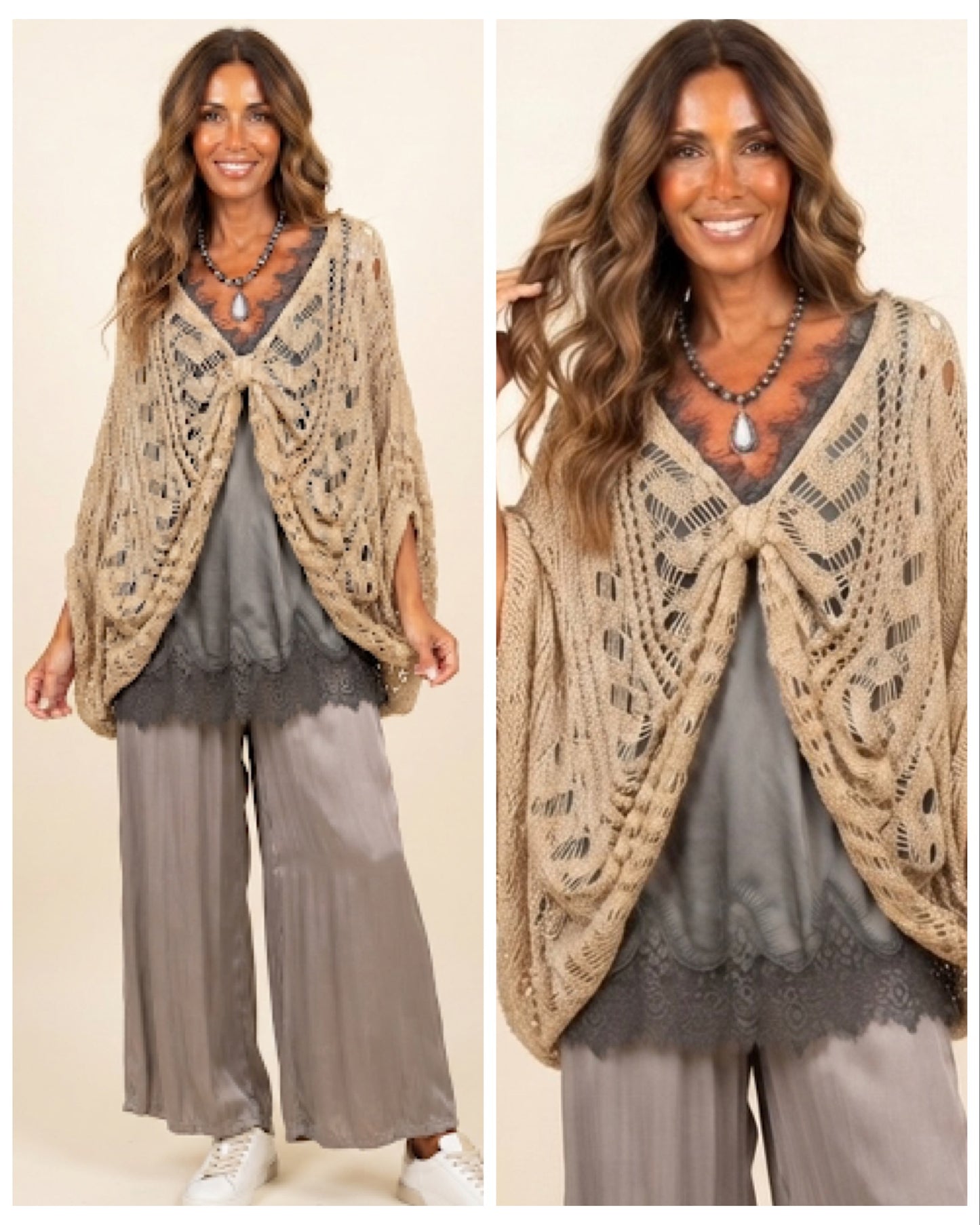 Tenue Paola 4 pièces convient du 42 au 50
