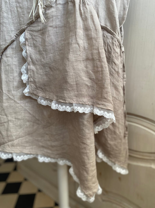 Robe Lin ficelle Carla du 40 au 46+
