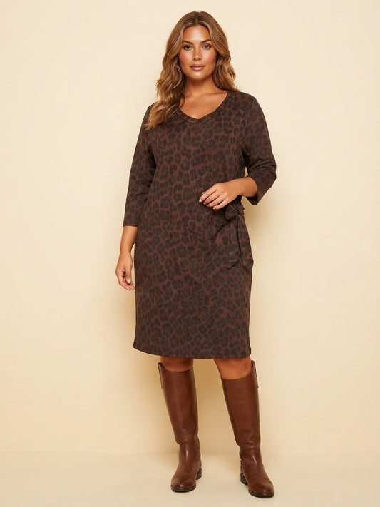 Robe Léopard Choco convient du 40 au 48