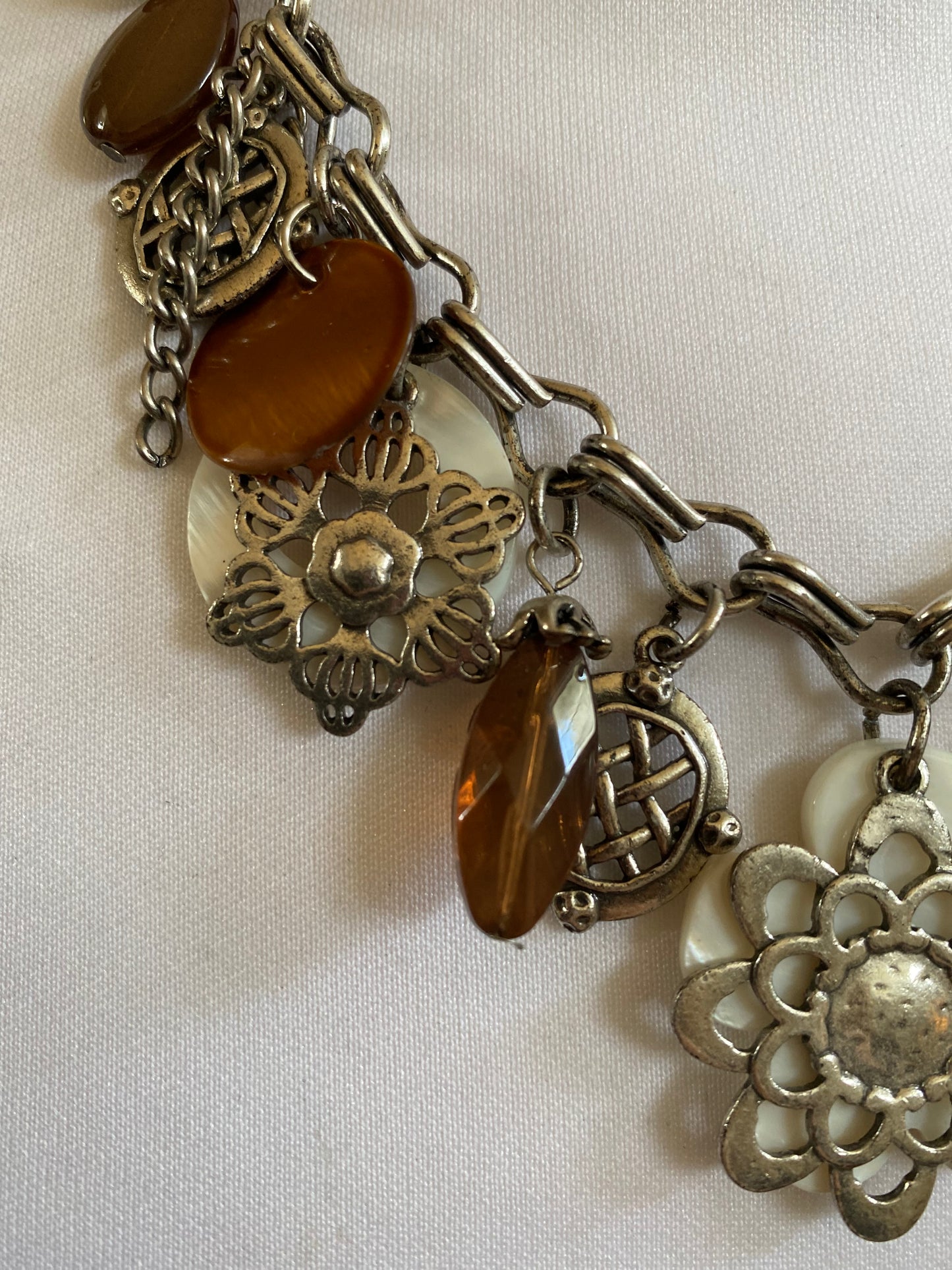 Collier Charme marron