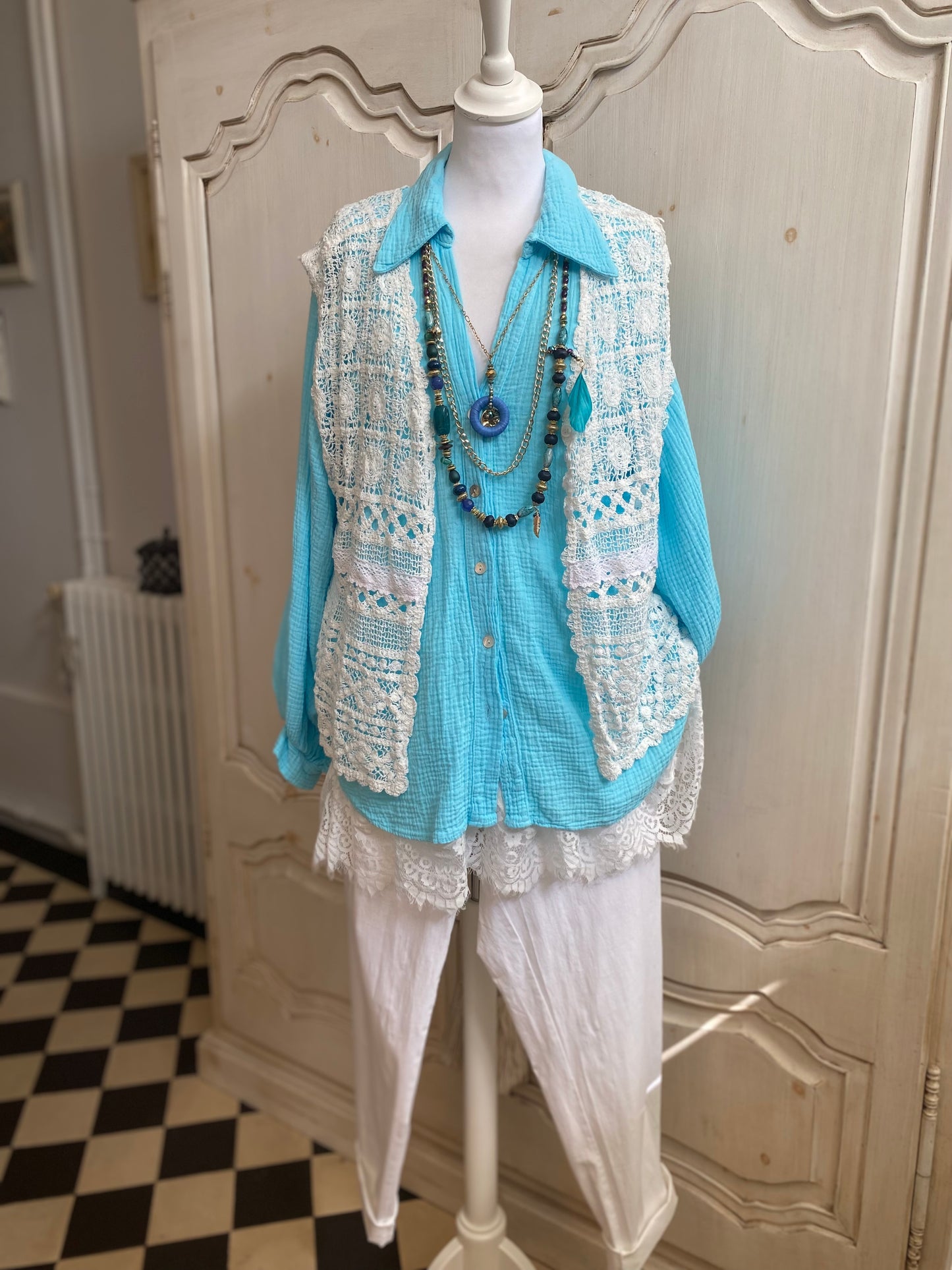 Promo Tenue Azur 5 pieces du 40 au 46 oversize