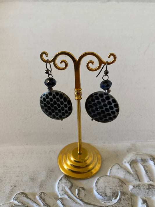 Boucle d’oreille léopard