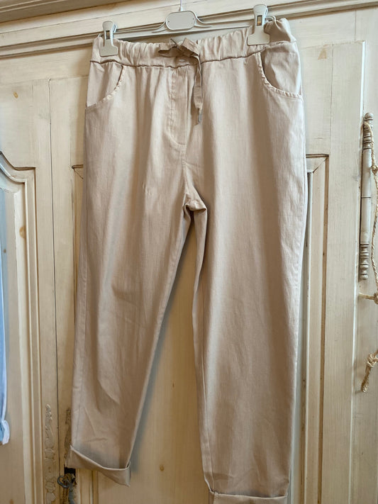 Pantalon creme du 42 au 48