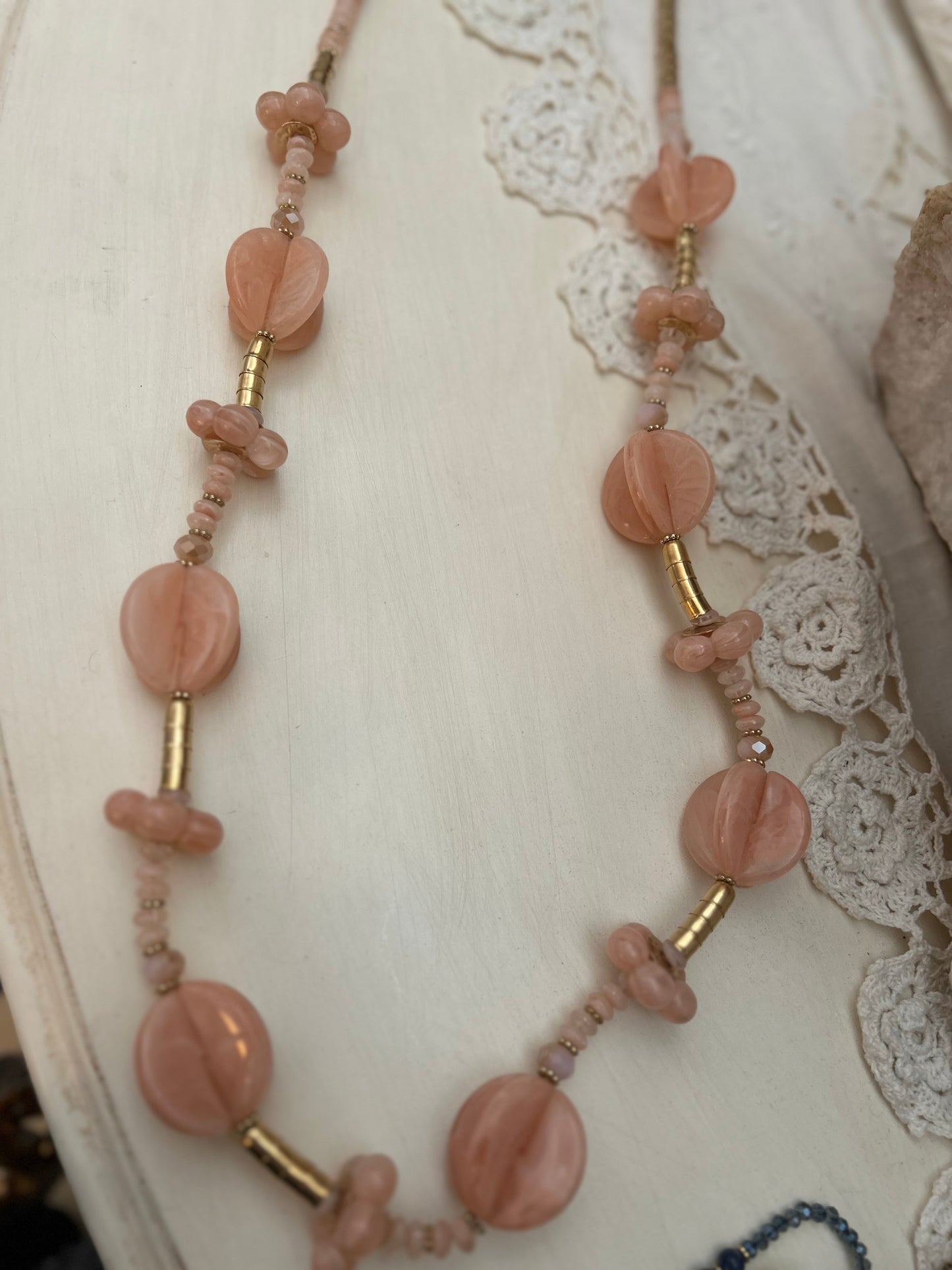 Sautoir Rose poudré