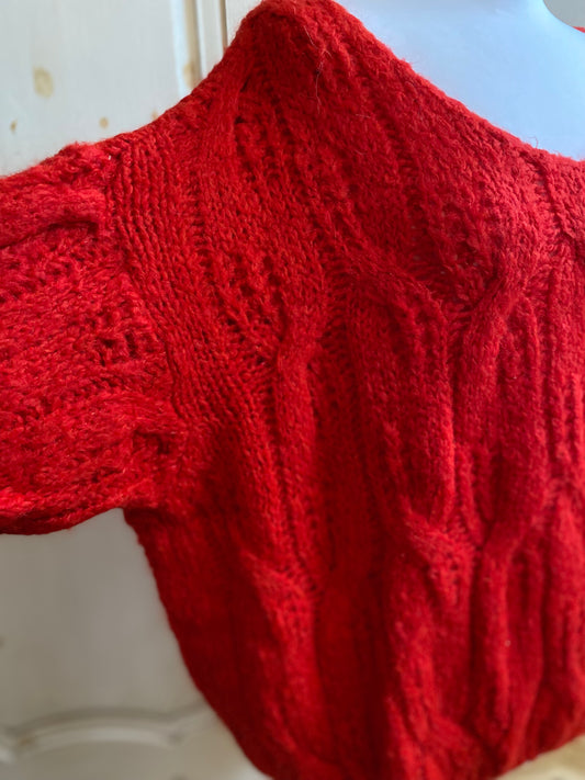 ❤️ Pulls torsade Rouge du 40 au 50