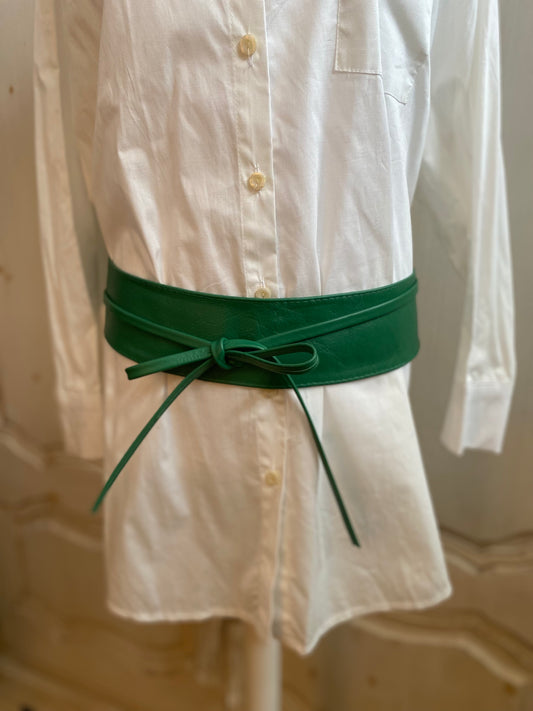Ceinture Kimono Vert Brésil  convient du 38 au 52