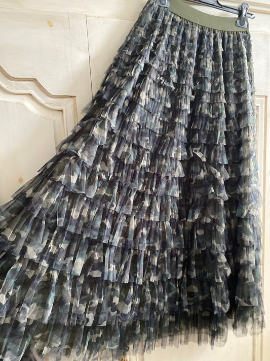 Jupe froufrou Byzance du 38 au 46