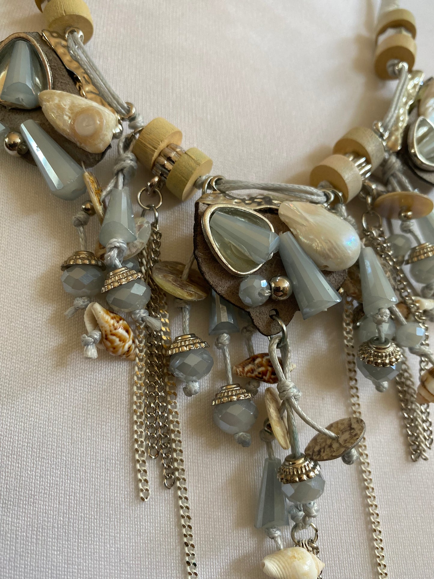 Collier Inès gris
