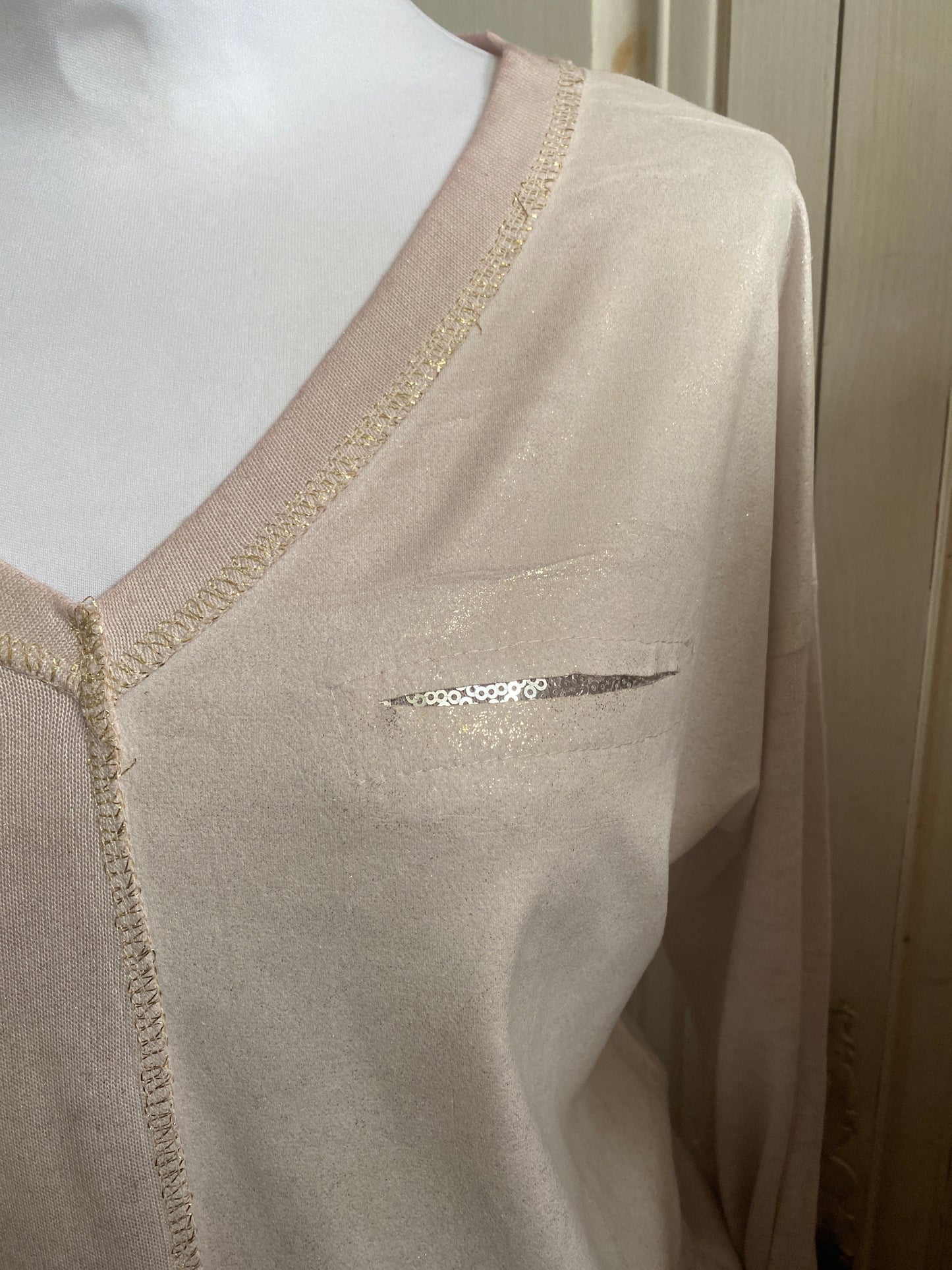 🌟 -50% T-shirt Rose lamée du 38 au 46