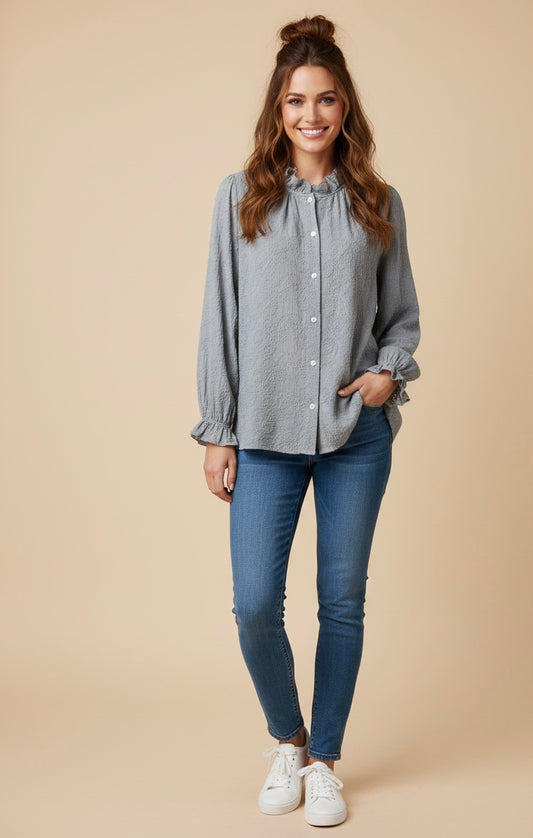 Tunique Flo bleu jeans convient du 38 au 44