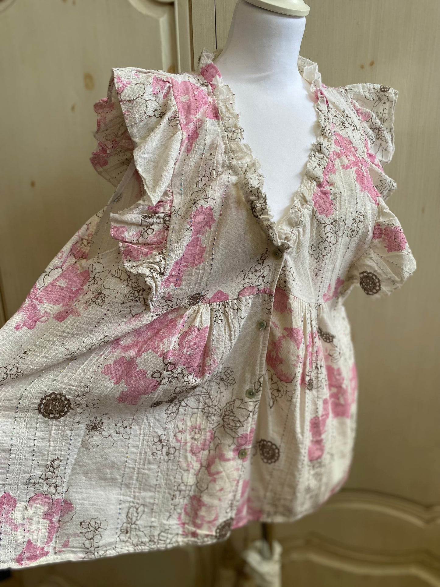 Blouse Flora convient du 38 au 46