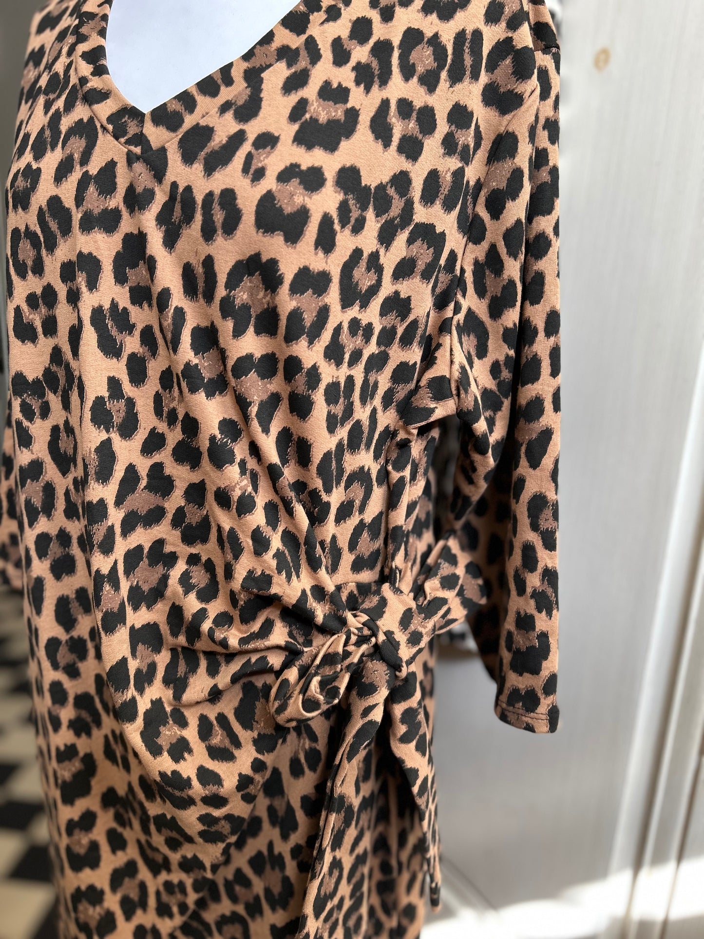 Robe Léopard Moka convient du 40 au 48