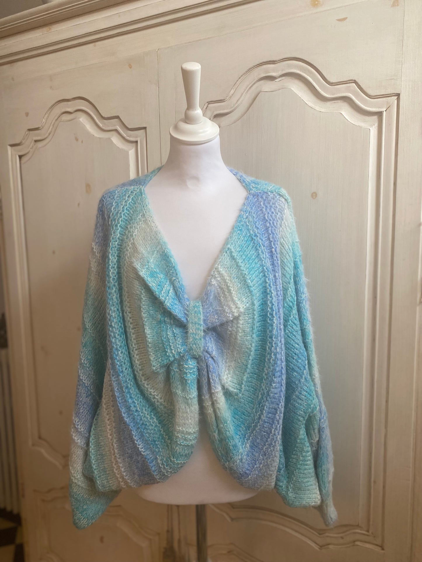 Pull Cœur bleu du 40 au 50