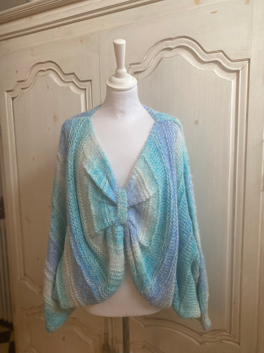 Pull Cœur bleu du 40 au 50