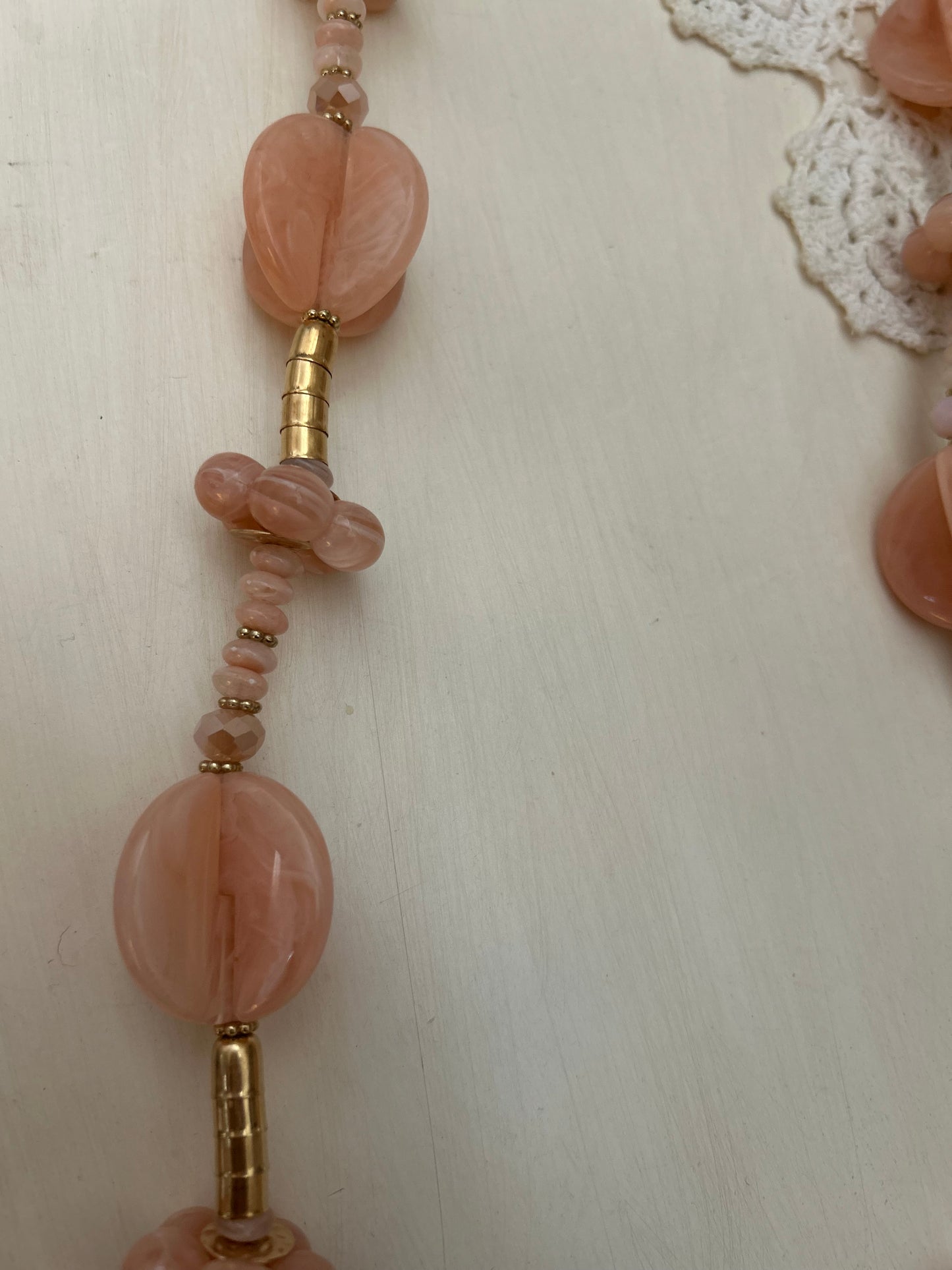 Sautoir Rose poudré