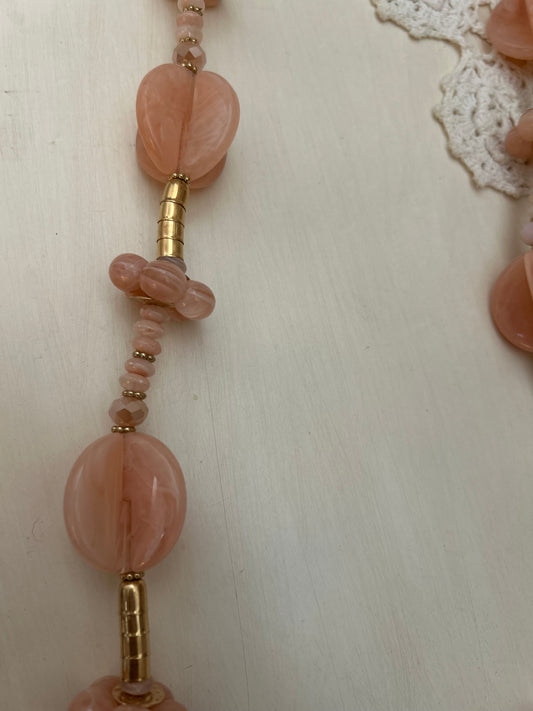 Sautoir Rose poudré