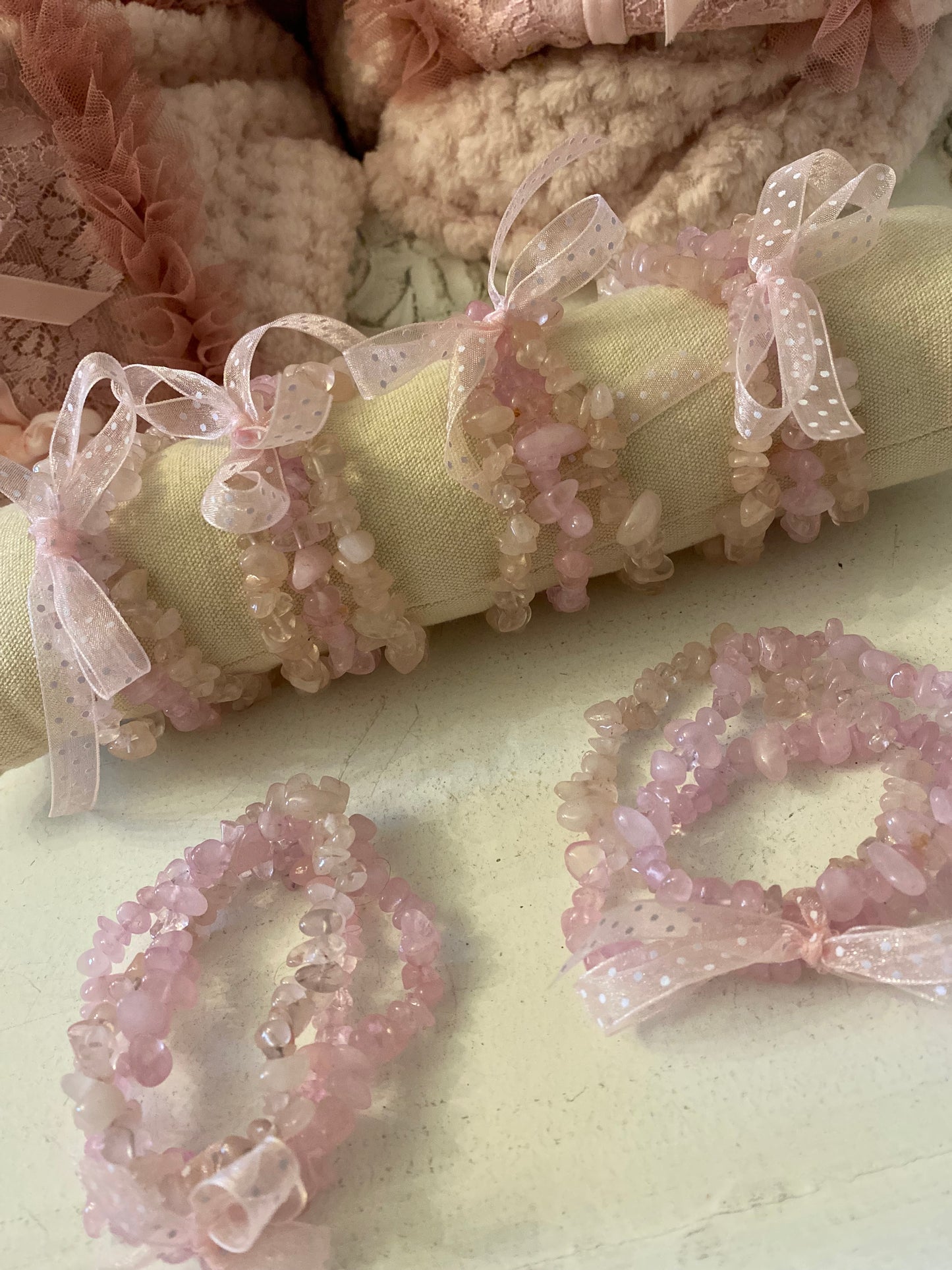 Box Rose poudré 2 pieces