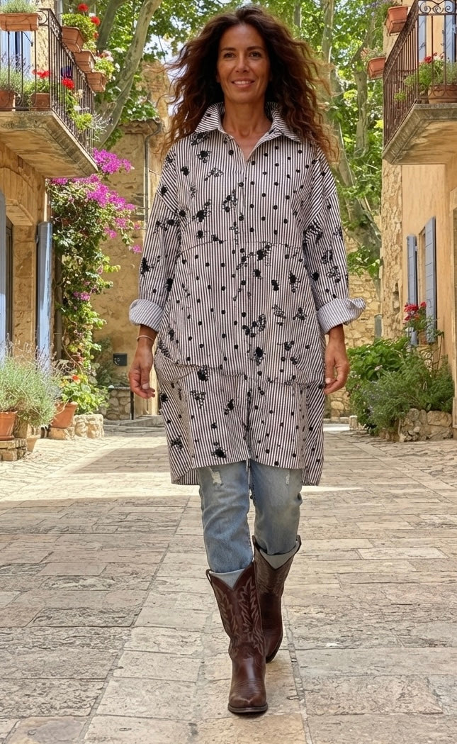 Chemise longue convient du 42 au 48