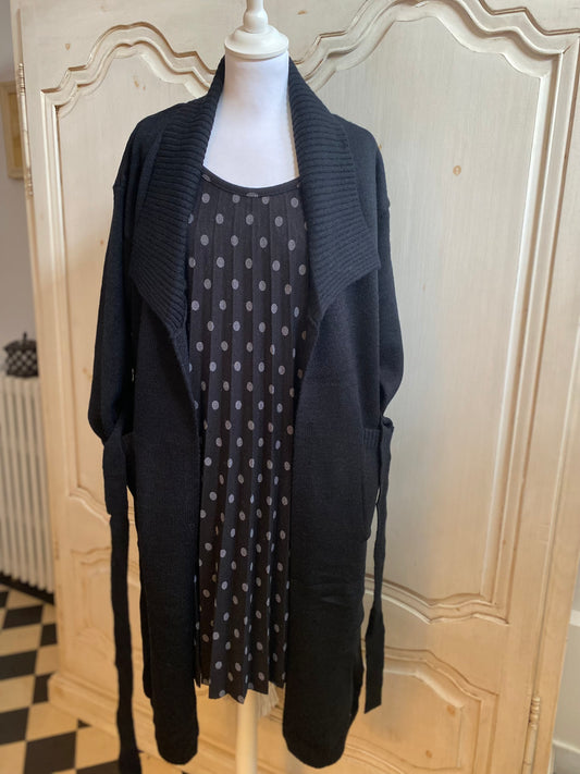 Gilet noir Monica du 38 au 46+