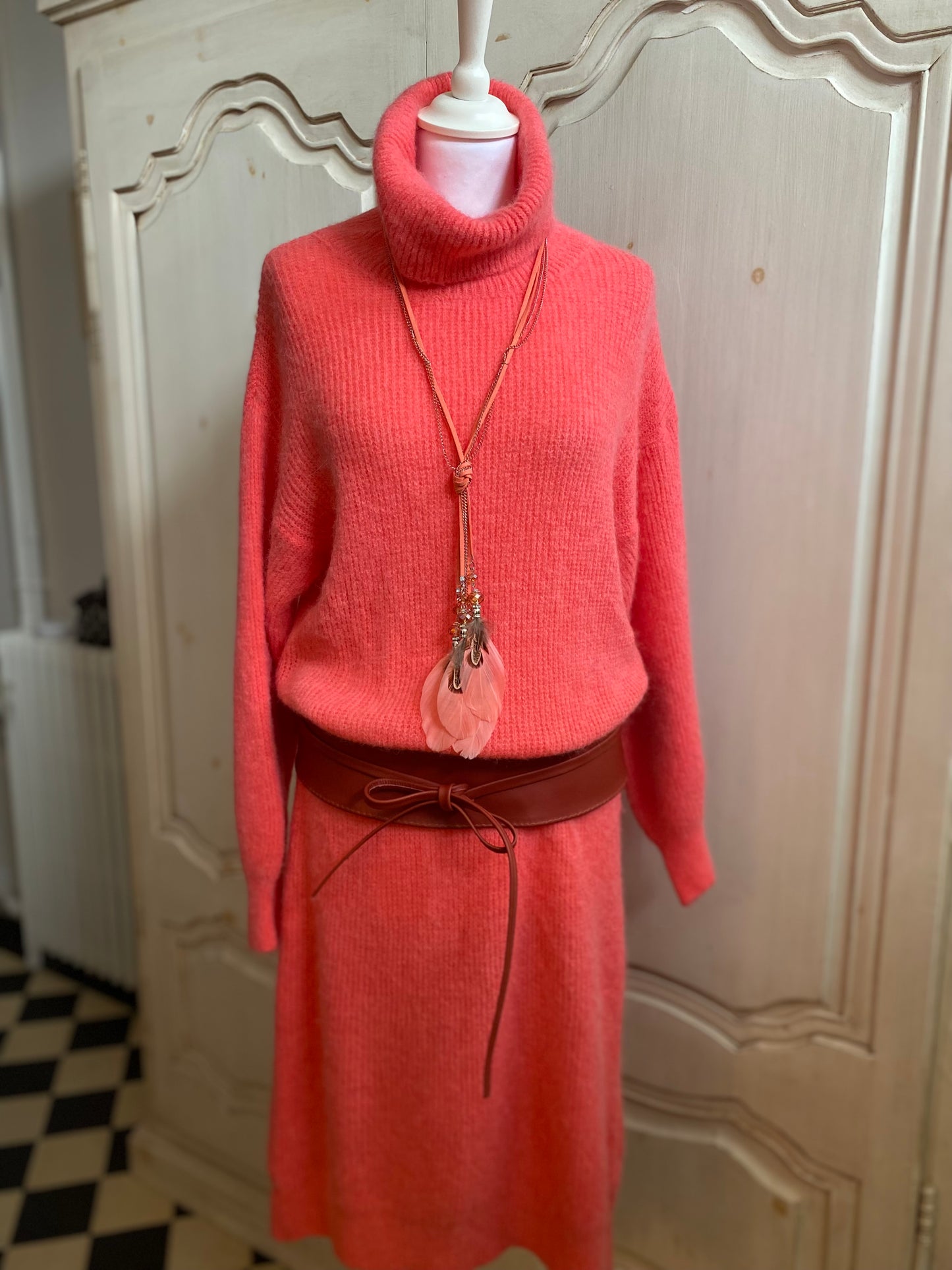 Robe pull Corail du 40 au 46