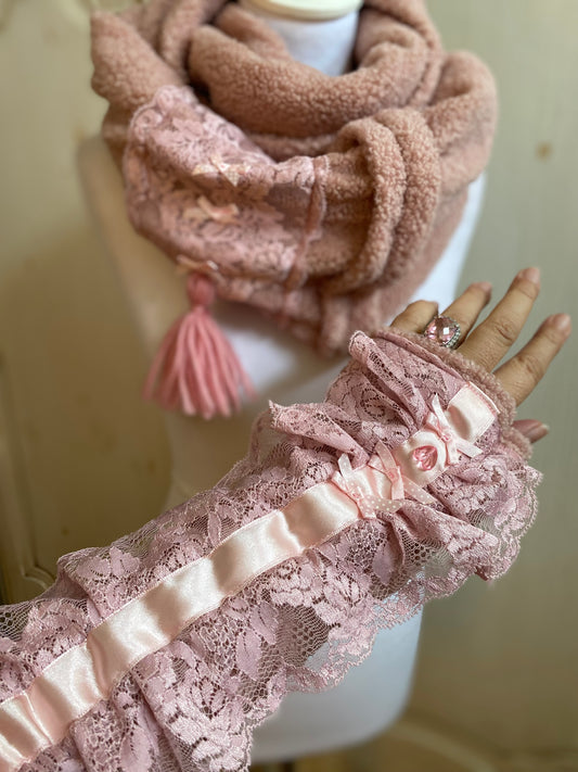 Box 2 pièces Snood + Mitaine
