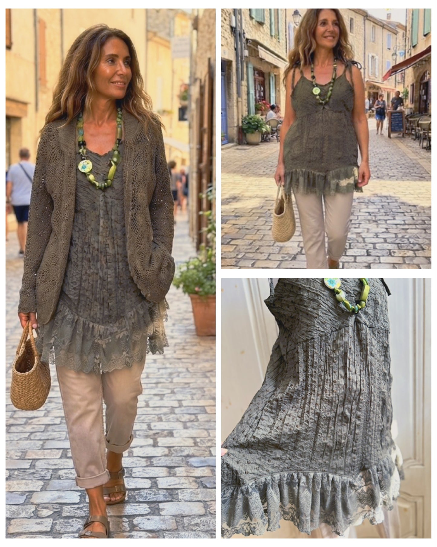 Tenue Zaia 4 pièces convient du 42 au 46
