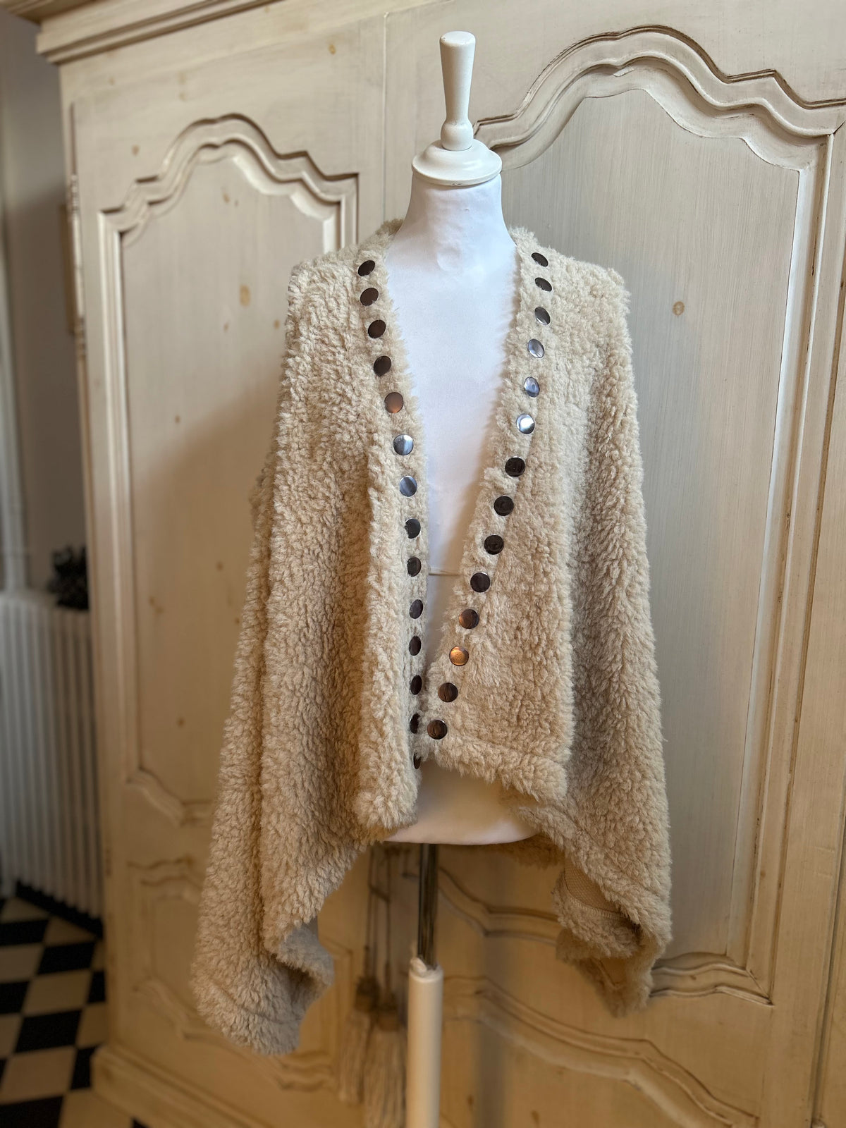 Gilet Edith crème du 40 au 48
