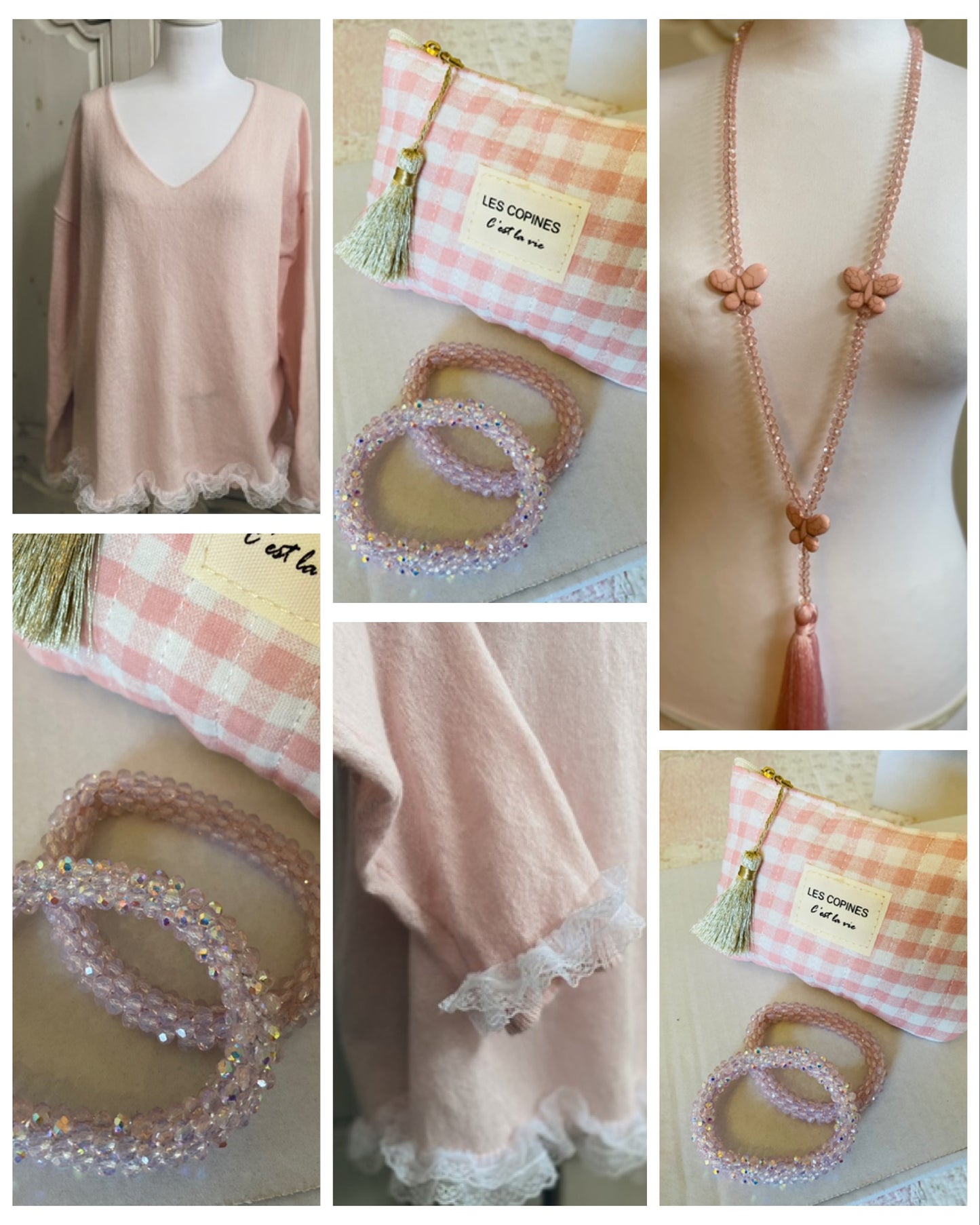 Promo Box Rose 5 pièces oversize