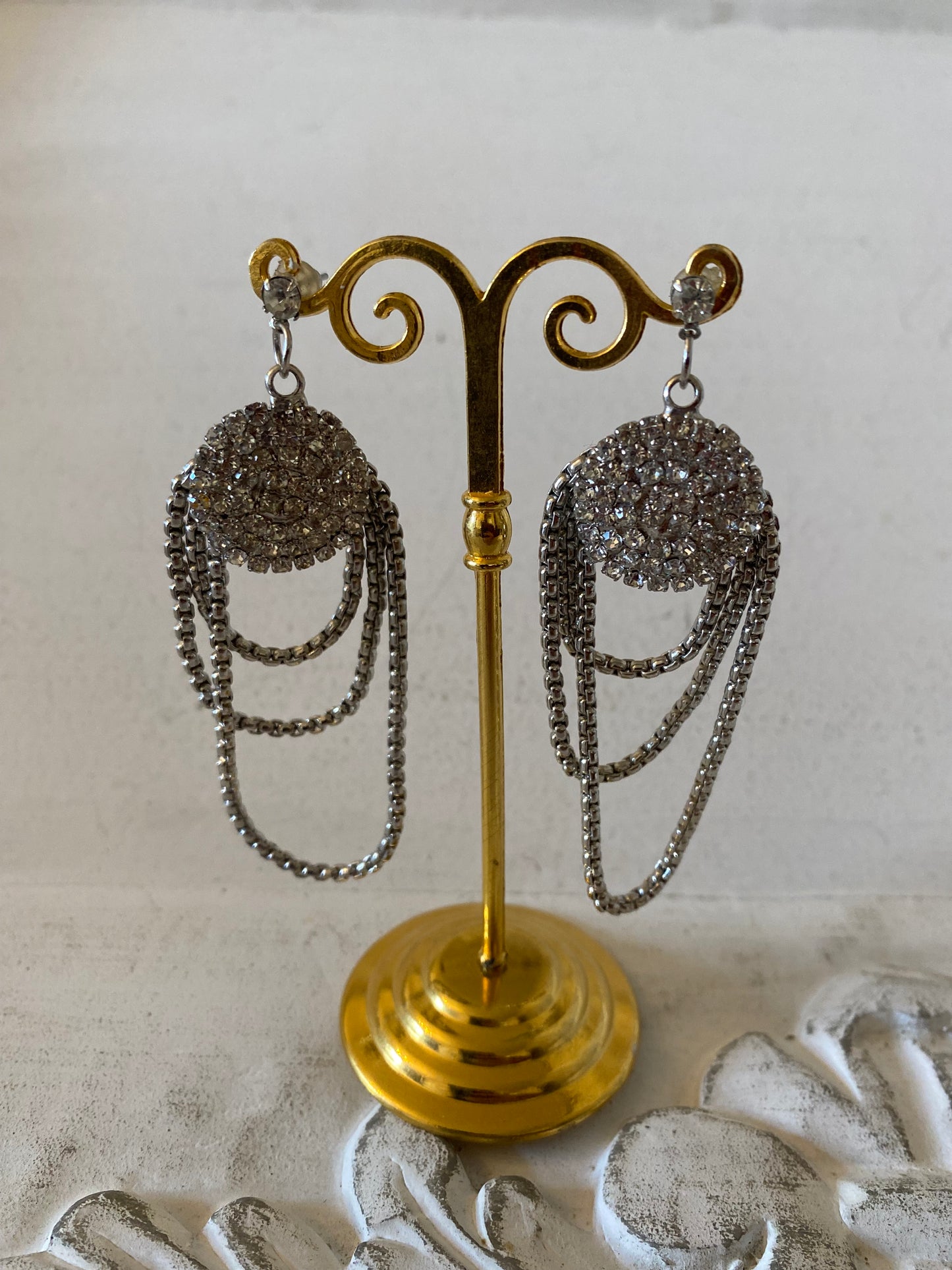 Boucle d’oreille cristale